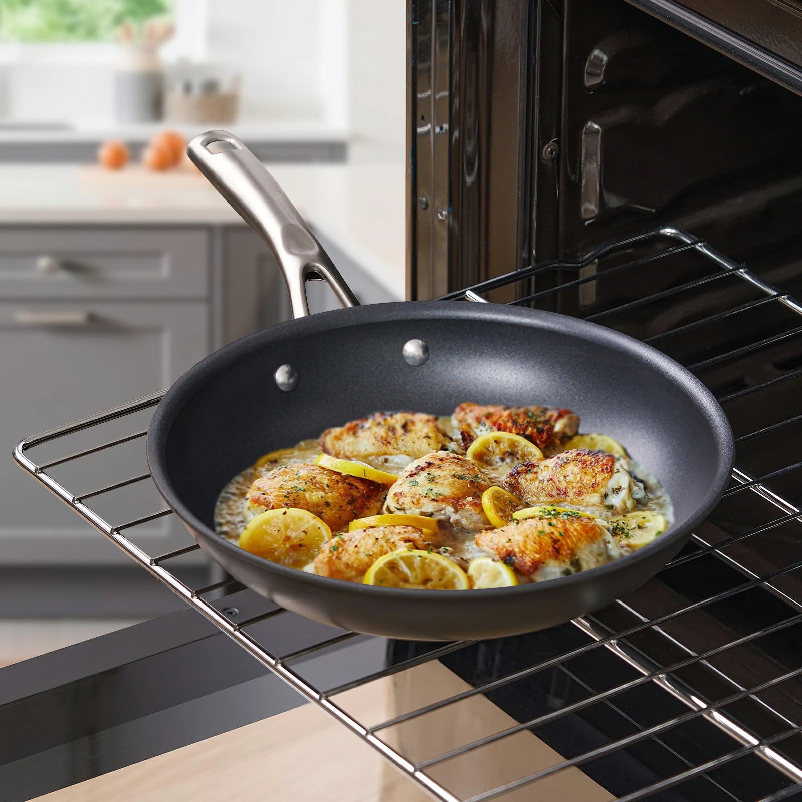 Chef Power hard anodized nonstick cookware set oven safe